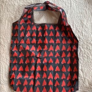 NWOT heart ❤️ fabric shopper bag
